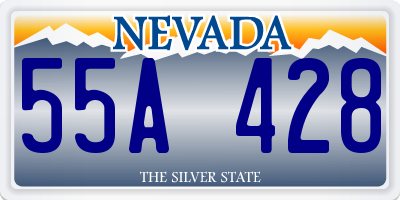 NV license plate 55A428