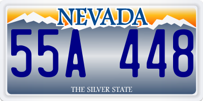 NV license plate 55A448