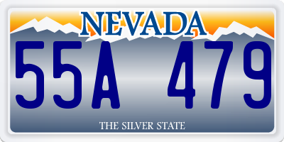 NV license plate 55A479