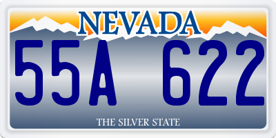 NV license plate 55A622