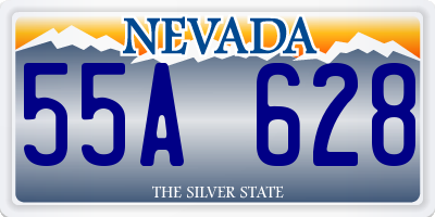 NV license plate 55A628