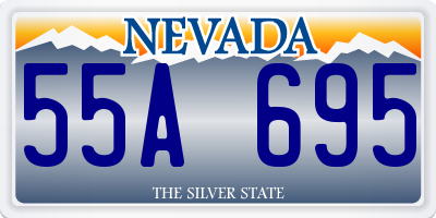 NV license plate 55A695