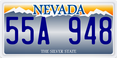 NV license plate 55A948