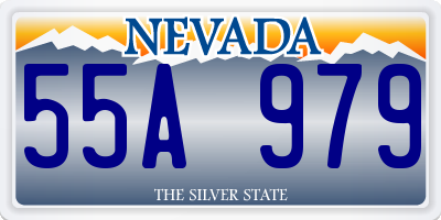 NV license plate 55A979