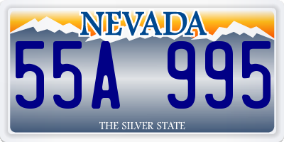 NV license plate 55A995