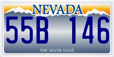NV license plate 55B146