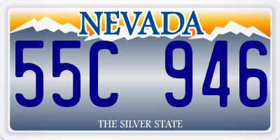 NV license plate 55C946