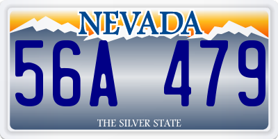 NV license plate 56A479