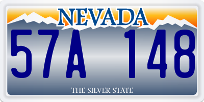 NV license plate 57A148