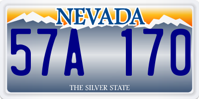 NV license plate 57A170