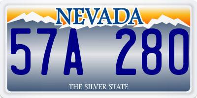 NV license plate 57A280