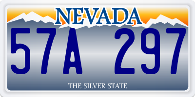 NV license plate 57A297
