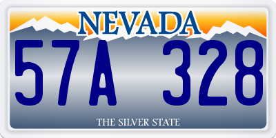 NV license plate 57A328