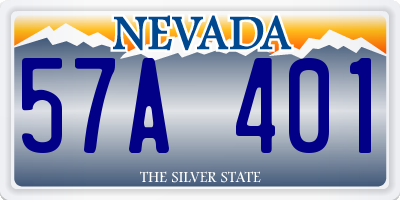 NV license plate 57A401