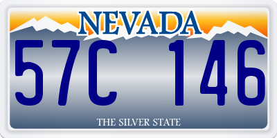 NV license plate 57C146