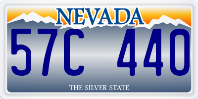 NV license plate 57C440
