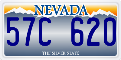 NV license plate 57C620