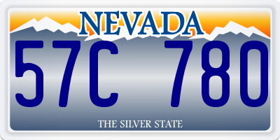 NV license plate 57C780