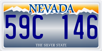 NV license plate 59C146