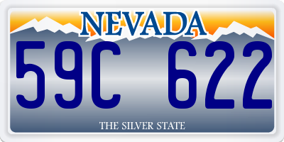 NV license plate 59C622