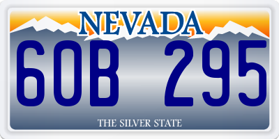 NV license plate 60B295