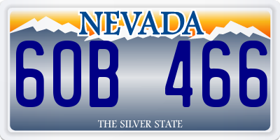 NV license plate 60B466