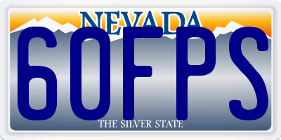 NV license plate 60FPS