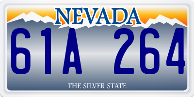 NV license plate 61A264