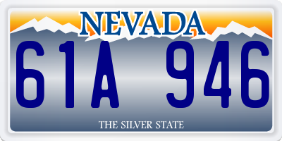 NV license plate 61A946