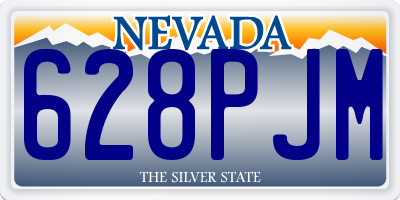 NV license plate 628PJM