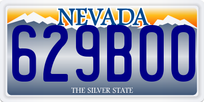 NV license plate 629B00