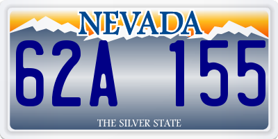NV license plate 62A155