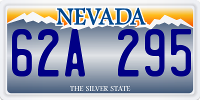 NV license plate 62A295