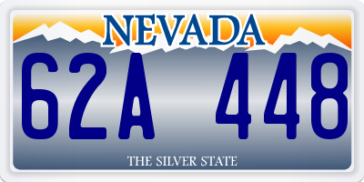 NV license plate 62A448