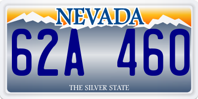 NV license plate 62A460