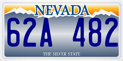 NV license plate 62A482