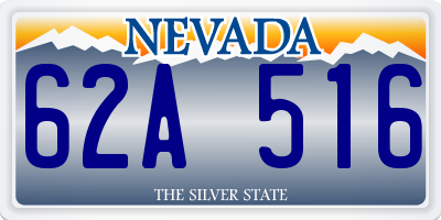 NV license plate 62A516