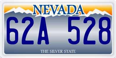 NV license plate 62A528