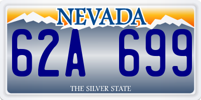 NV license plate 62A699