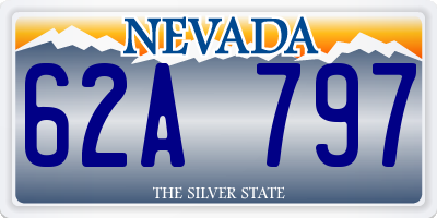 NV license plate 62A797