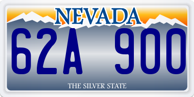 NV license plate 62A900