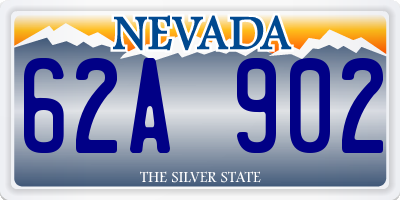 NV license plate 62A902