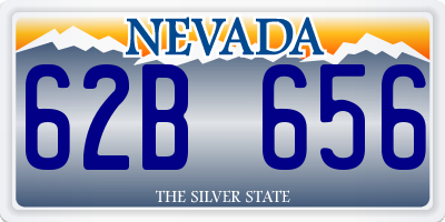 NV license plate 62B656