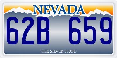 NV license plate 62B659
