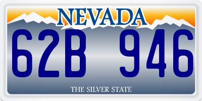 NV license plate 62B946