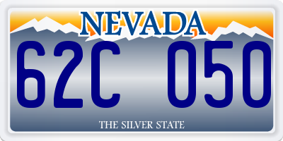 NV license plate 62C050