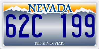 NV license plate 62C199