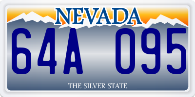 NV license plate 64A095