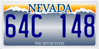 NV license plate 64C148