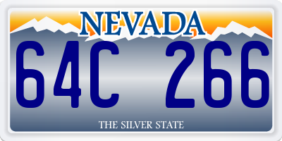 NV license plate 64C266